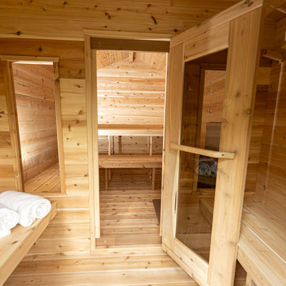 CT Georgian Cabin Sauna with Changeroom