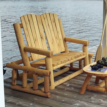 Adirondack Log Glider