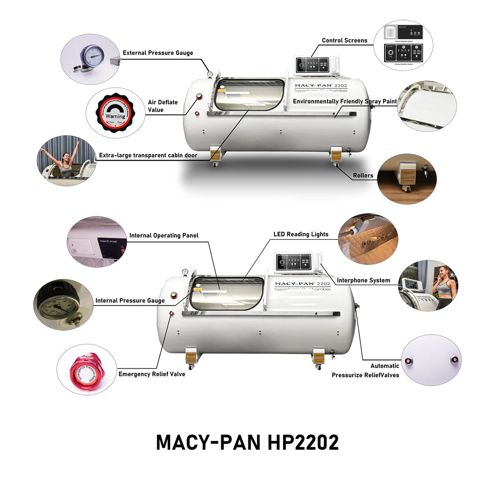 Macy-Pan HP2202 2.0 ATA Hard Shell Hyperbaric Chamber